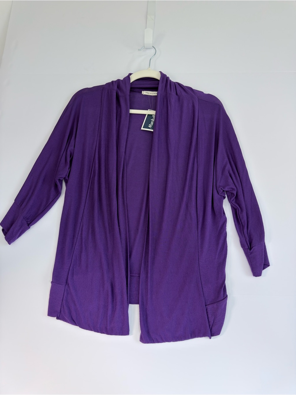 Tea N Rose Purple Cardigan NWT
